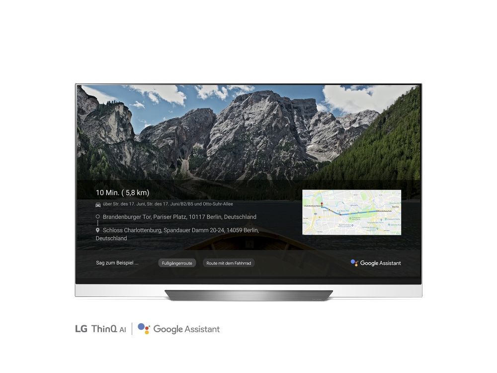 LG OLED TV Google Maps