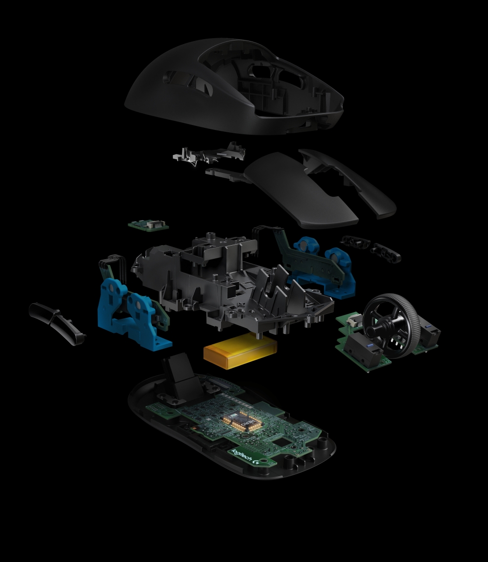 High Resolution PNG PRO Wireless Exploded View