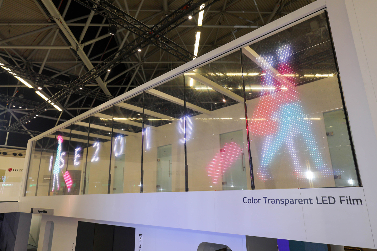 LG Color Transparent LED Film