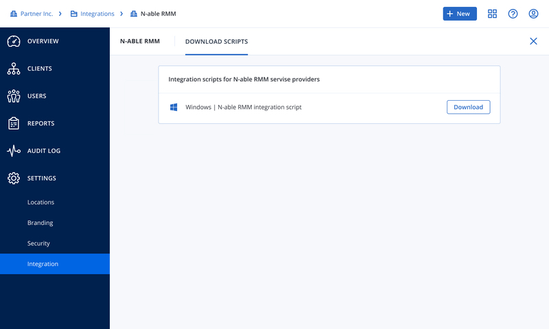 Acronis_RMM integration