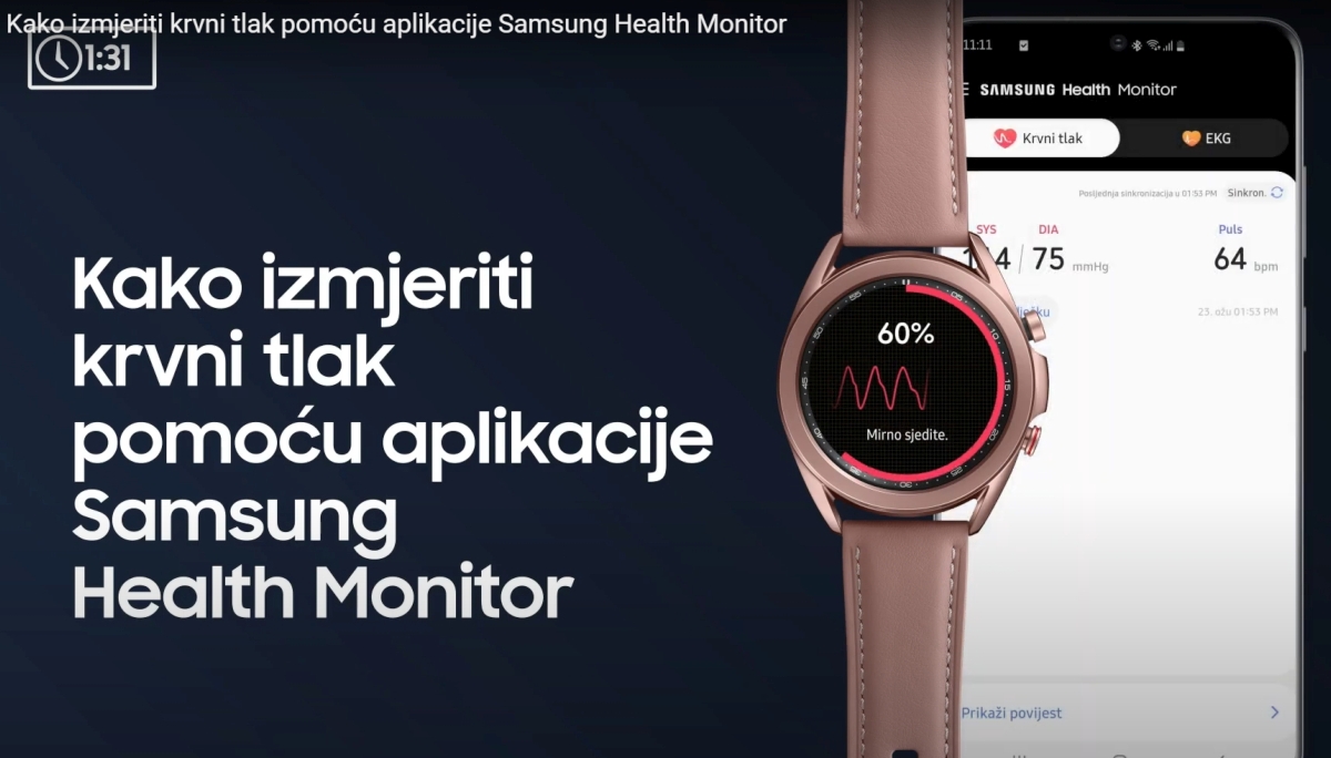 Samsung Health Monitor - Kako izmjeriti krvni tlak