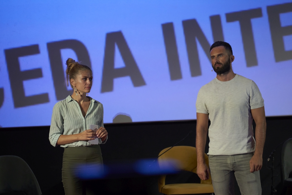 glumci Ana Vilenica i Tomislav Krstanović 