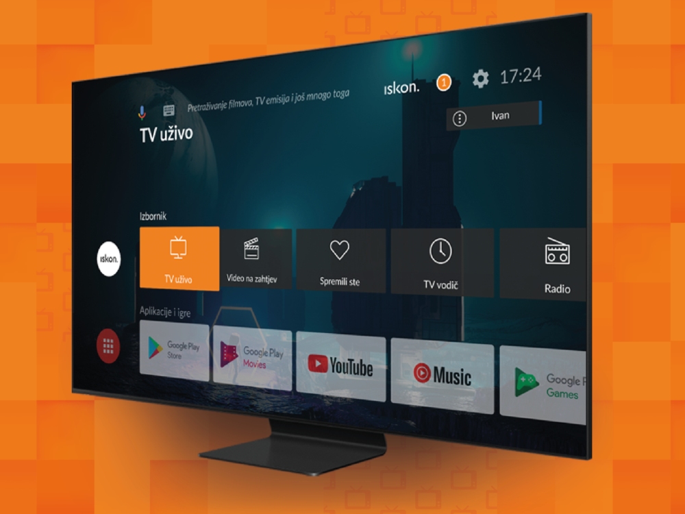 Iskon play TV - aplikacija