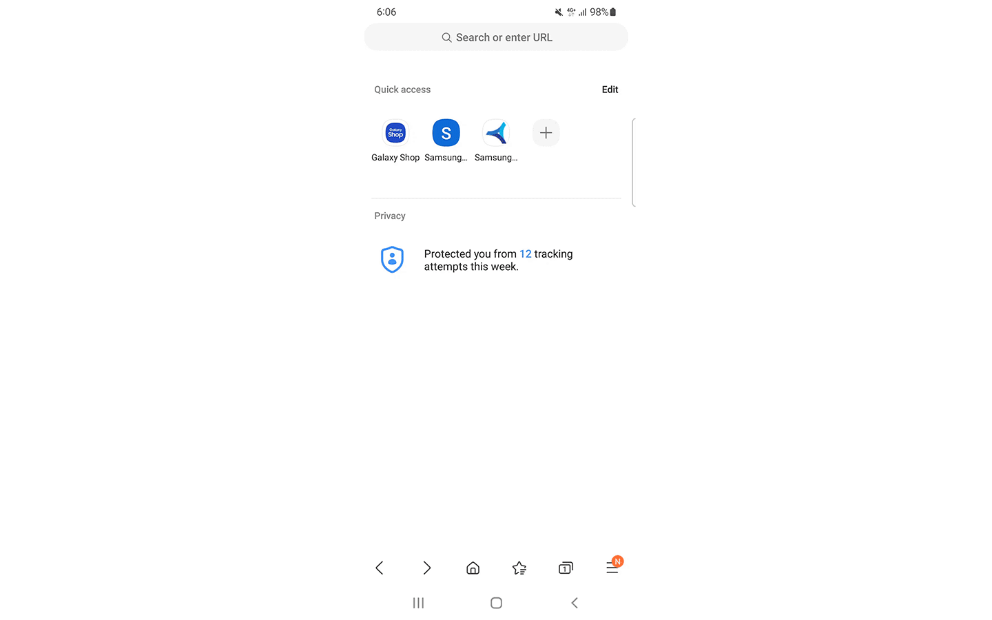 Samsung Internet 17 Privacy_Dashboard