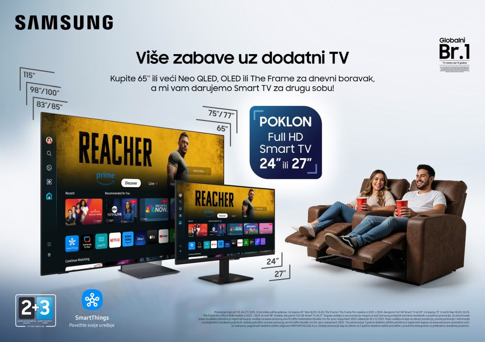 Samsung promo - više zabave uz dodatni TV Samsung promo - više zabave uz dodatni TV