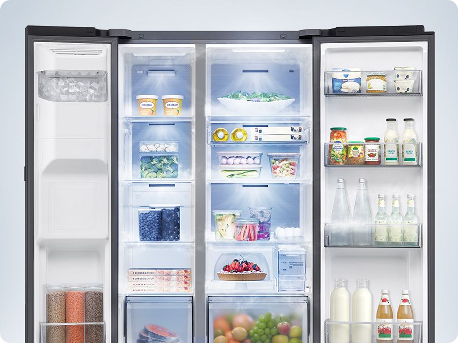 Samsung-hladnjak-RS90F-pogled-na-police