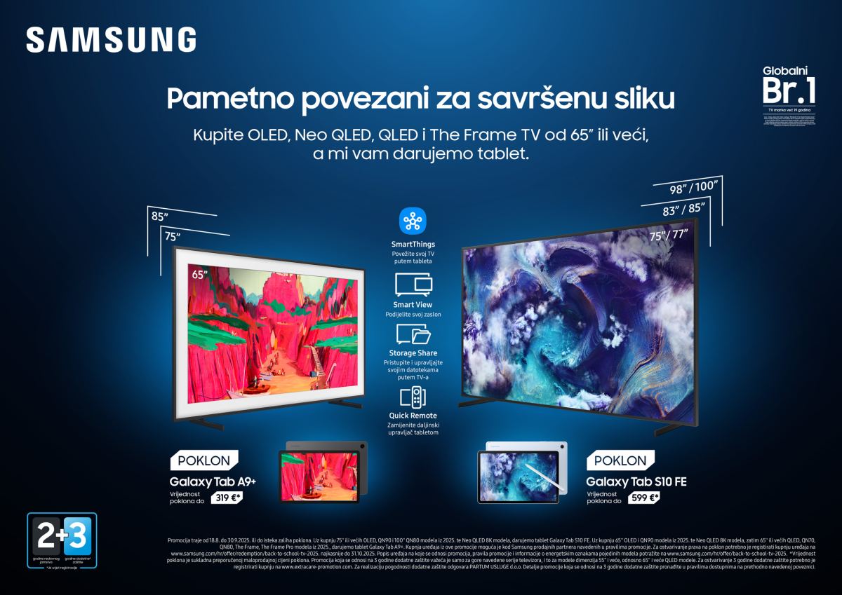 Samsung Back 2 School promocija TV uređaja - prikaz