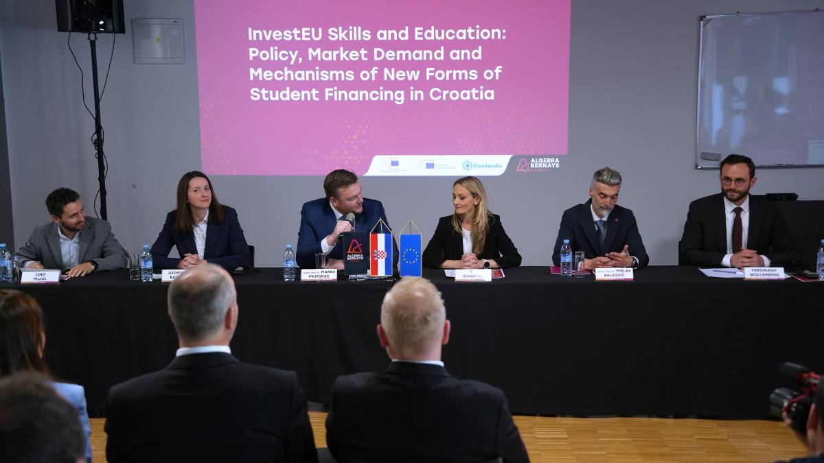 Sveučilište Algebra Bernays - potpisivanje Sporazuma o suradnji s Europskim investicijskim fondom (EIF) i Quotandom