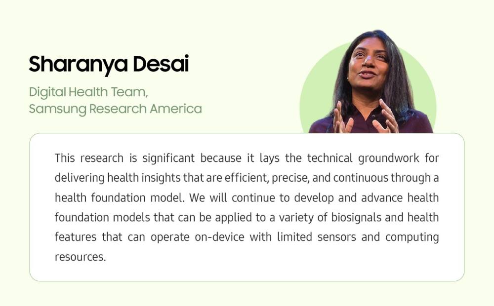 Sharanya Healt Team - Samsung Research America