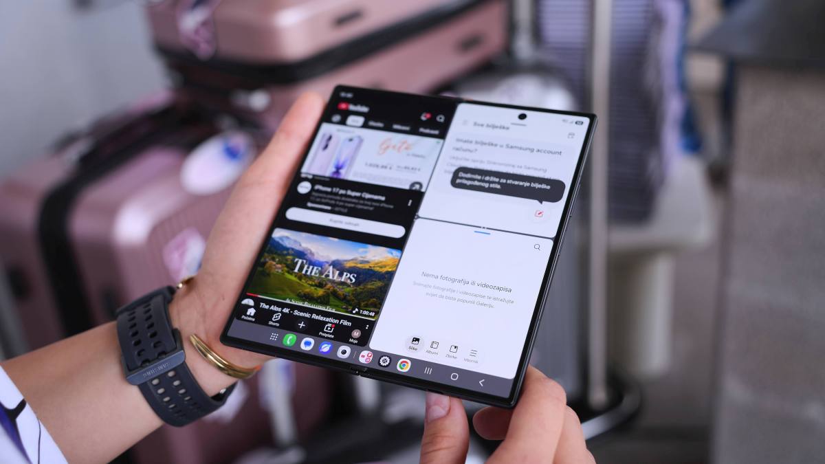 Galaxy Z Fold8 Ultra - način rada s više prozora 