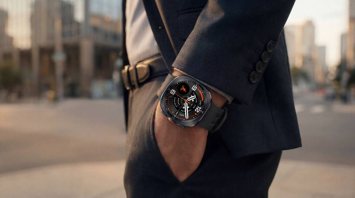 Galaxy Watch Ultra2 - na ruci čovjeka u poslovnom odijelu