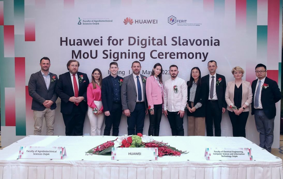 Potpisana dva memoranduma o suradnji Huaweija s osječkim fakultetima: delegacija iz Hrvatske posjetila globalno sjedi&scaron;te u Kini