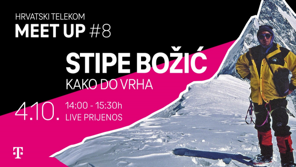 Hrvatski Telekom - MEET UP #8  Stipe Božić: Kako do vrha?