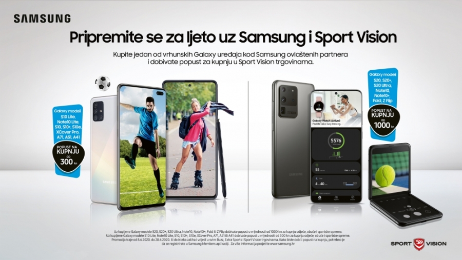 Spremniji nego ikad za ljeto uz Samsung i Sport Vision