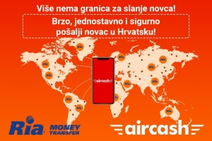Aircash aplikacija od sada nudi i uslugu međunarodnog transfera novca