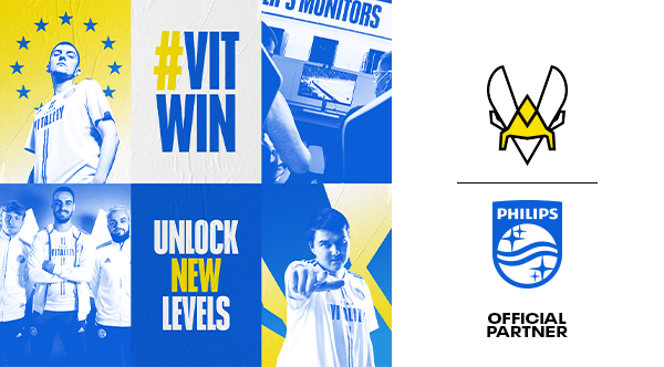 MONITORS TEAM VITALITY PRO&Scaron;IRUJE PARTNERSTVO S BRENDOM PHILIPS