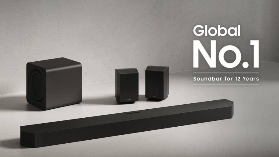 12 godina global No.1 Soundbar - Samsung soundbar - QS90H 