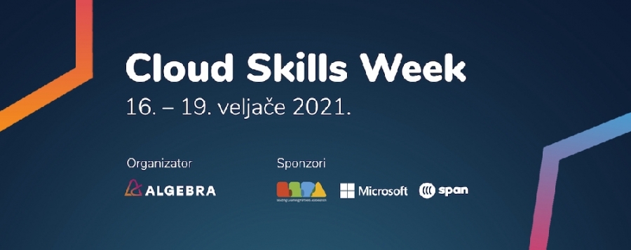 &bdquo;Cloud Skills Week&ldquo; &ndash; tjedan besplatnih predavanja i radionica posvećen cloud tehnologijama