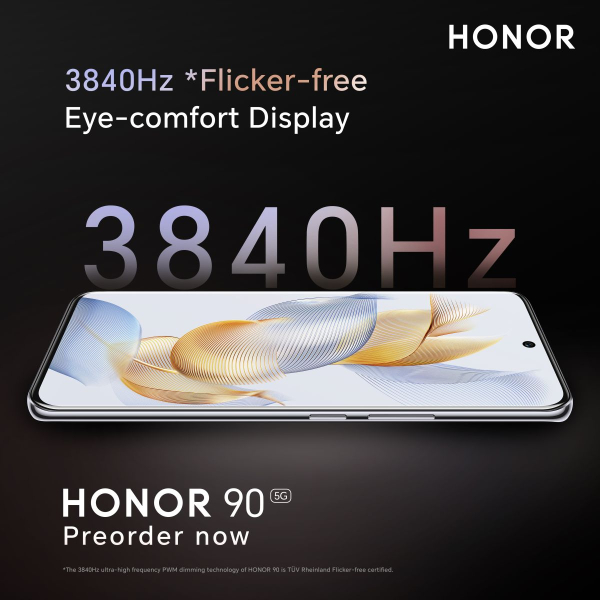 HONOR 90 zaslon