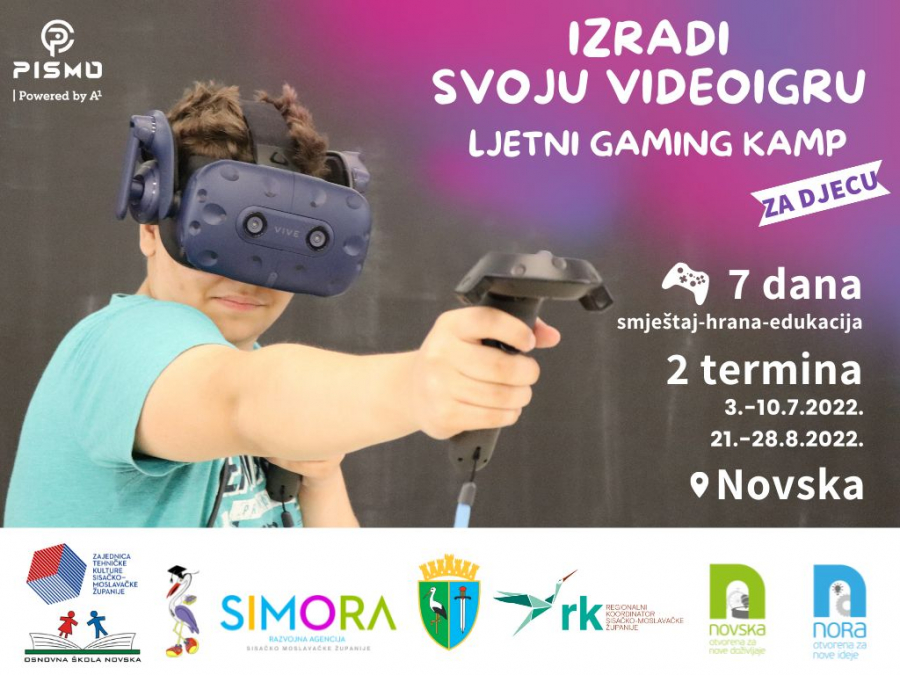 Ljetni gaming kamp za djecu &ndash; u ponudi programiranje videoigara, vrhunska tehnologija, roboti, znanje i druženje