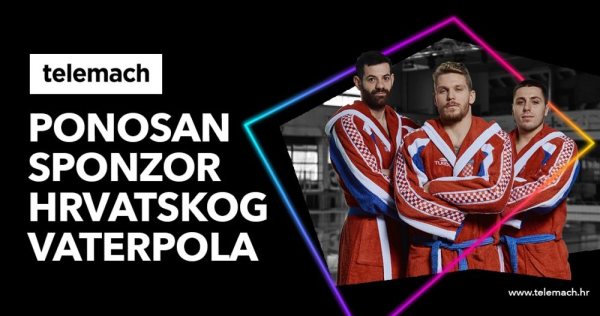 Telemach - sponzor hrvatske vaterpolo reprezentacije i Europskog prvenstva u vaterpolu