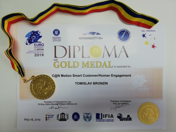 ZLATNI TJEDAN HRVATSKE TVRTKE CITUS -  ZLATNE MEDALJE ZA INOVACIJU U RUMUNJSKOJ I NA CIPRU