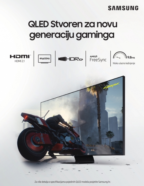 Vrhunski gejming na Samsung QLED televizorima
