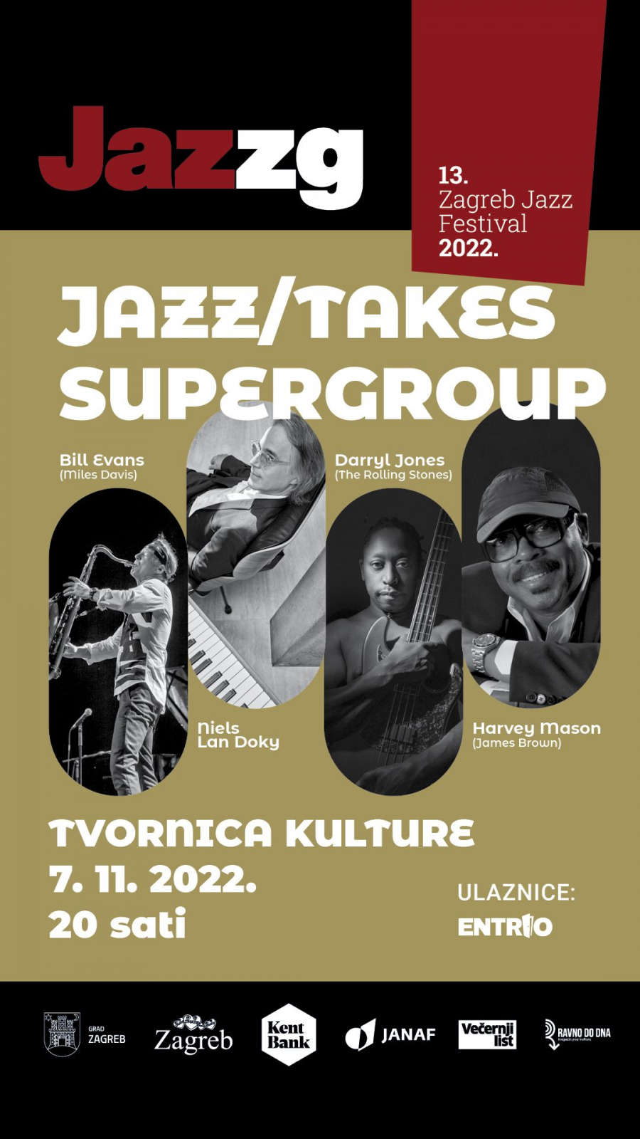 13. Jazzg Festival 7.11. u Tvornici