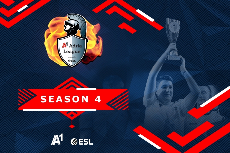 Počitnje četvrta sezona A1 Adria lige Powered by ESL