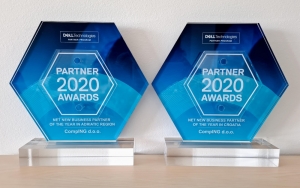 Dell Technologies dodijelio Compingu dvije nagrade za ostvarenja u protekloj godini
