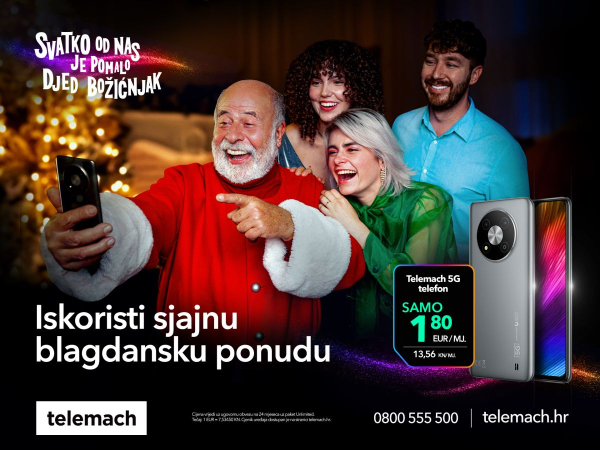 Telemachova blagdanska ponuda 5G telefona najpoznatijih brendova 