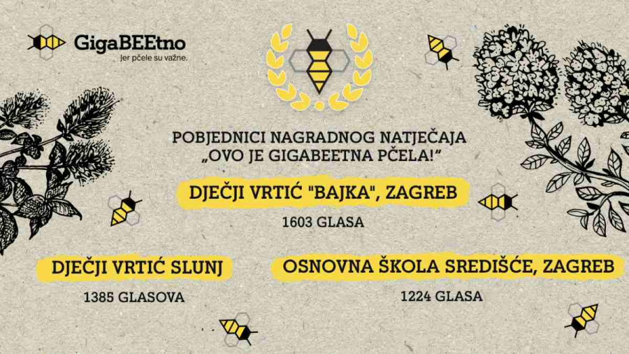 Uz kreativni natječaj najmlađe generacije učile su o važnosti očuvanja pčela
