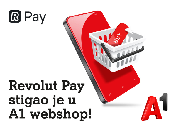 A1 Hrvatska i Revolut Pay korisnicima nudi jo&scaron; lak&scaron;i način plaćanja u A1 webshopu