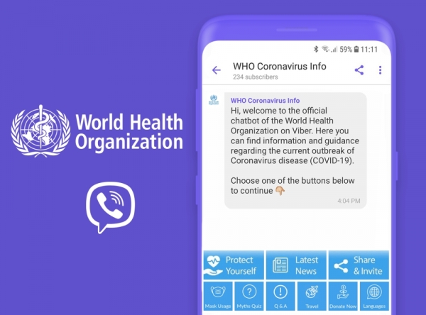 WHO i Rakuten Viber zajedničkim snagama u borbi protiv dezinformacija o COVID-19