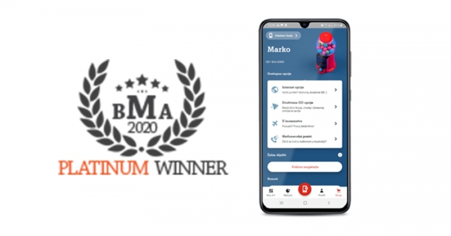 Moj A1 aplikacija osvojila nagradu za najbolji dizajn