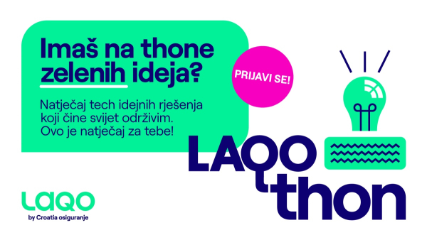 LAQO otvorio prijave za LAQOthon: vrijedne novčane nagrade za tri najbolje tehnolo&scaron;ke ideje na temu održivosti
